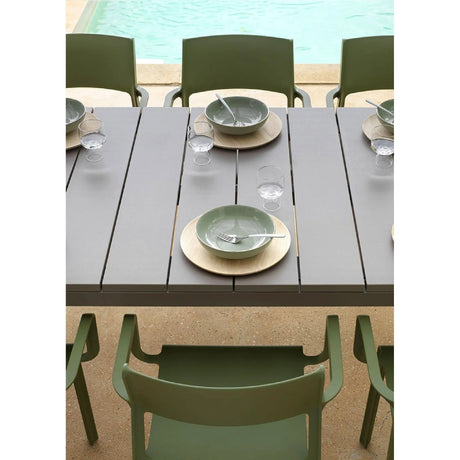 Aluminum Framed Extendible Outdoor Dining Table | Nardi Rio