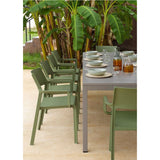 Aluminum Framed Extendible Outdoor Dining Table | Nardi Rio