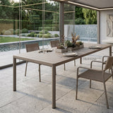 Slatted Extendable Outdoor Dining Table | Nardi Tevere | OROA.com