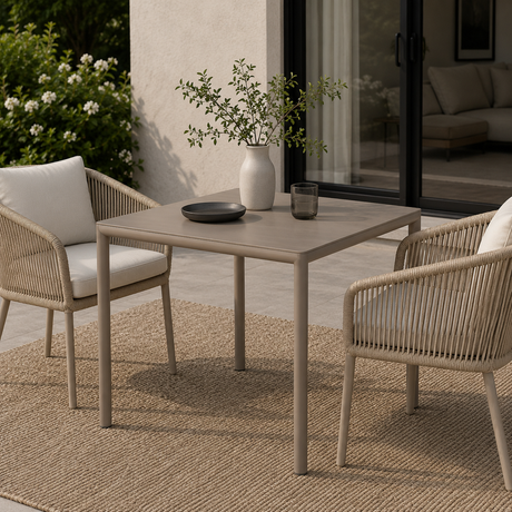 Aluminum Adjustable Outdoor Dining Table | Nardi Piave