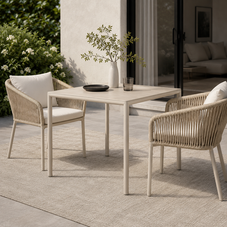 Aluminum Adjustable Outdoor Dining Table | Nardi Piave