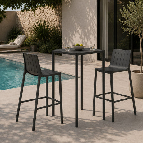 Aluminum Adjustable Outdoor High Table | Nardi Piave