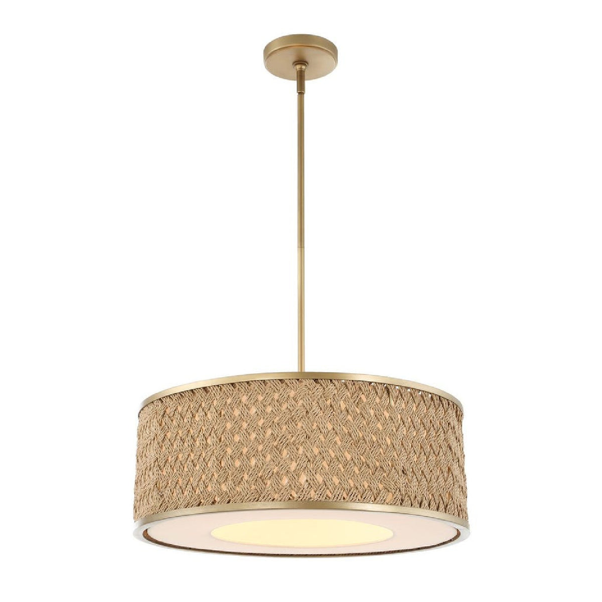 Modern European furniture - Woven Rattan 4-Light Pendant Lamp - www.oroa.com