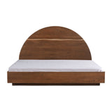 Modern European furniture - Arched Acacia Wood Bed - www.oroa.com