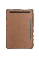 Modern European furniture - Brown Acacia Wood Mirror - www.oroa.com