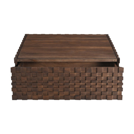Modern European furniture - Acacia Storage Coffee Table - www.oroa.com