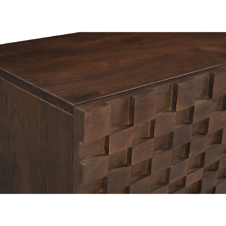 Modern European furniture - Acacia 2-Door Media Cabinet - www.oroa.com