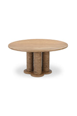 Modern European furniture - Oak Turned-Leg Dining Table - www.oroa.com