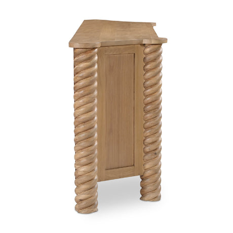 Modern European furniture - Oak Turned-Leg 4-Door Sideboard - www.oroa.com