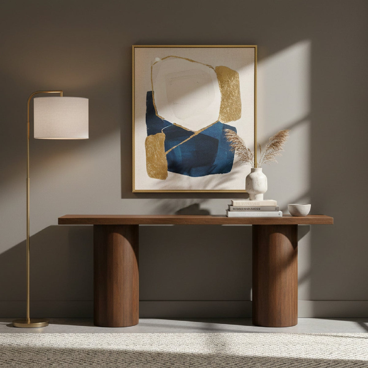 Modern European furniture - Neem Wood Console Table - www.oroa.com