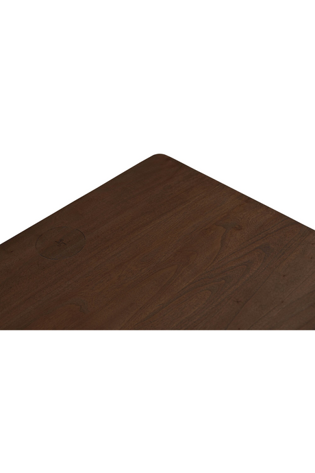 Modern European furniture - 2-Drawer Wooden Charging Nightstand - www.oroa.com