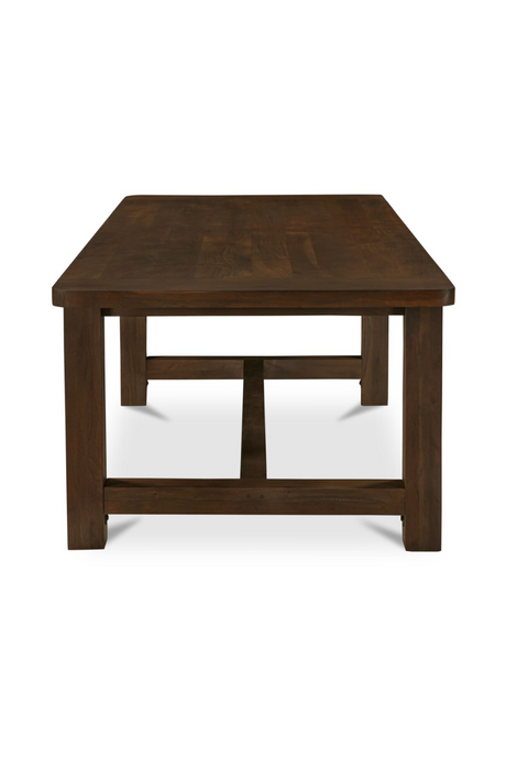 Brown Acacia Wood Dining Table | Novi Living Wilson  - www.oroa.com