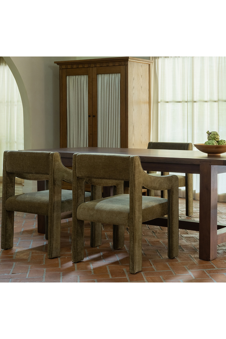 Brown Acacia Wood Dining Table | Novi Living Wilson  - www.oroa.com