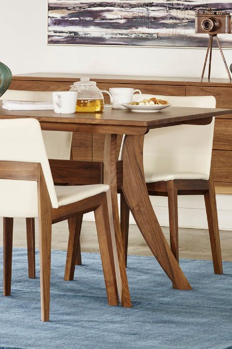Modern European furniture - Walnut Rectangular Dining Table - www.oroa.com