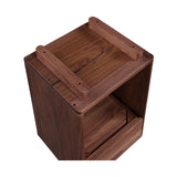 Modern European furniture - Solid Wood 1-Drawer Nightstand - www.oroa.com