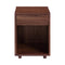 Modern European furniture - Solid Wood 1-Drawer Nightstand - www.oroa.com