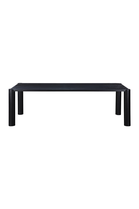 Modern European furniture - Black Oak Dining Table - www.oroa.com