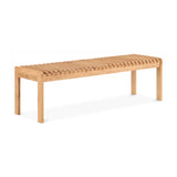 Modern European furniture - Solid Wood Slatted Bench - www.oroa.com