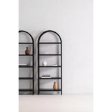 Modern European furniture - Solid Oak Arched Bookcase - www.oroa.com