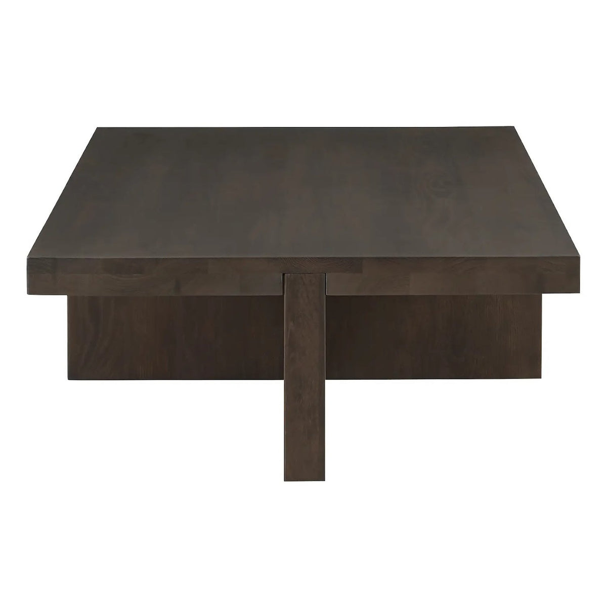 Modern European furniture - Oak Cross-Base Rectangular Coffee Table - www.oroa.com