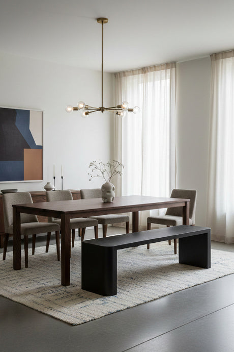 Modern European furniture - Solid Oak Dining Bench - www.oroa.com