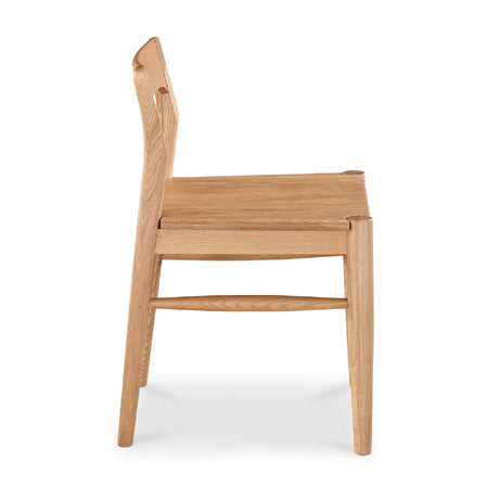 Modern European furniture - Solid Wood Open-Back Dining Chair - www.oroa.com