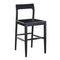 Modern European furniture - Solid Wood Open-Back Counter Stool - www.oroa.com