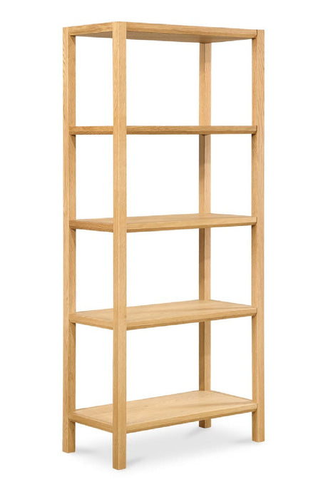 Modern European furniture - Oak Veneer Wood Bookcase - www.oroa.com