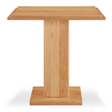Modern European furniture - Natural Oak Square Counter Table - www.oroa.com