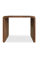 Modern European furniture - C-Shape Oak Side Table - www.oroa.com