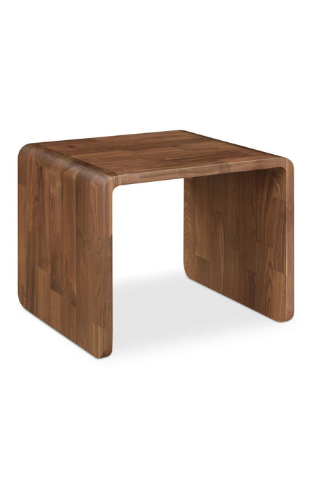 Modern European furniture - C-Shape Oak Side Table - www.oroa.com
