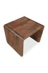 Modern European furniture - C-Shape Oak Side Table - www.oroa.com