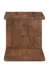 Modern European furniture - C-Shape Oak Side Table - www.oroa.com