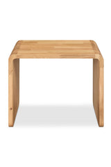 Modern European furniture - C-Shape Oak Side Table - www.oroa.com