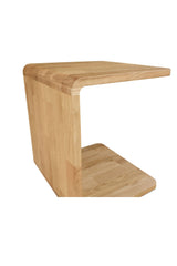 Modern European furniture - C-Shape Oak Side Table - www.oroa.com