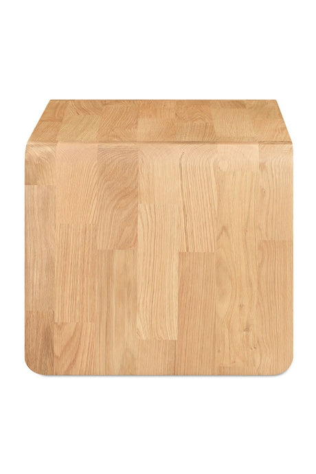 Modern European furniture - C-Shape Oak Side Table - www.oroa.com