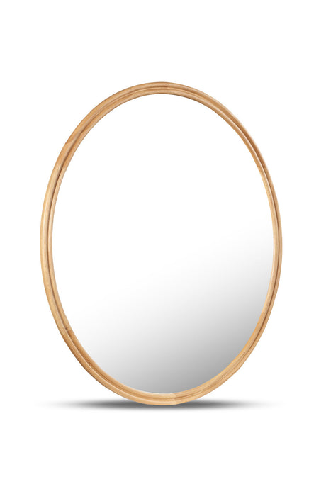 Modern European furniture - Oak Round Wall Mirror - www.oroa.com