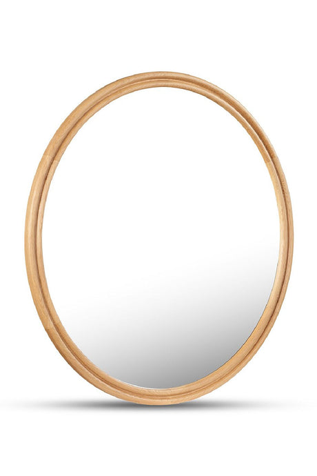 Modern European furniture - Oak Round Wall Mirror - www.oroa.com