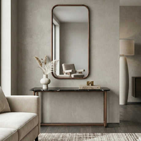 Modern European furniture - Solid Wood Mirror - www.oroa.com