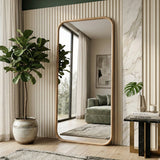 Modern European furniture - Solid Wood Mirror - www.oroa.com