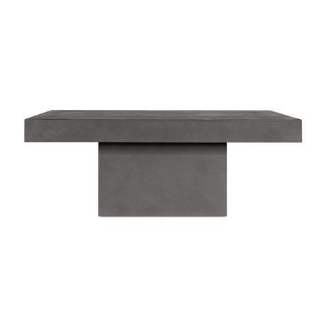 Modern European furniture - Gray Concrete Outdoor Coffee Table - www.oroa.com