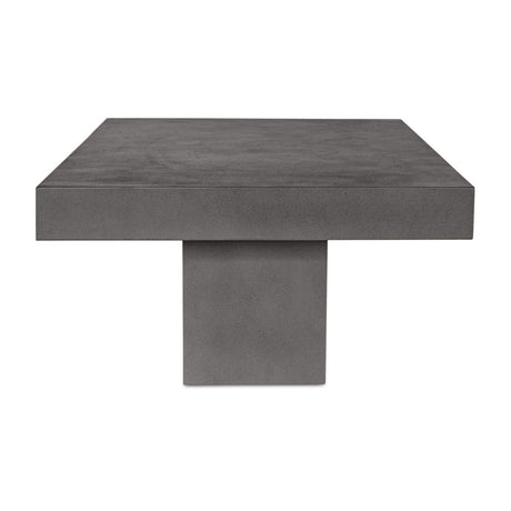 Modern European furniture - Gray Concrete Outdoor Coffee Table - www.oroa.com
