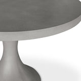 Modern European furniture - Gray Pedestal Outdoor Dining Table - www.oroa.com