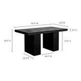 Modern European furniture - Pillar-Legged Indoor/Outdoor Dining Table - www.oroa.com