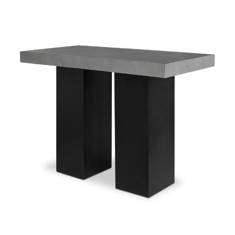 Modern European furniture - Gray Concrete Outdoor Bar Table - www.oroa.com