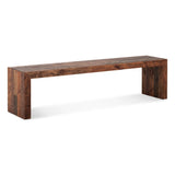 Modern European furniture - Rustic Pine Dining Bench - www.oroa.com