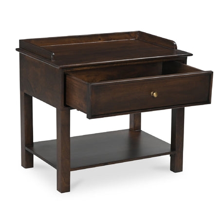 Modern European furniture - Brown Mango Wood Nightstand - www.oroa.com