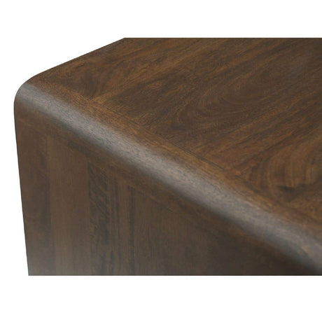 Modern European furniture - C-Shape Oak Side Table - www.oroa.com
