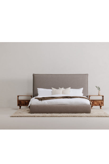Modern European furniture - Natural Wood Nightstand - www.oroa.com