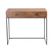 Modern European furniture - Patterned Solid Acacia 2-Drawer Desk - www.oroa.com